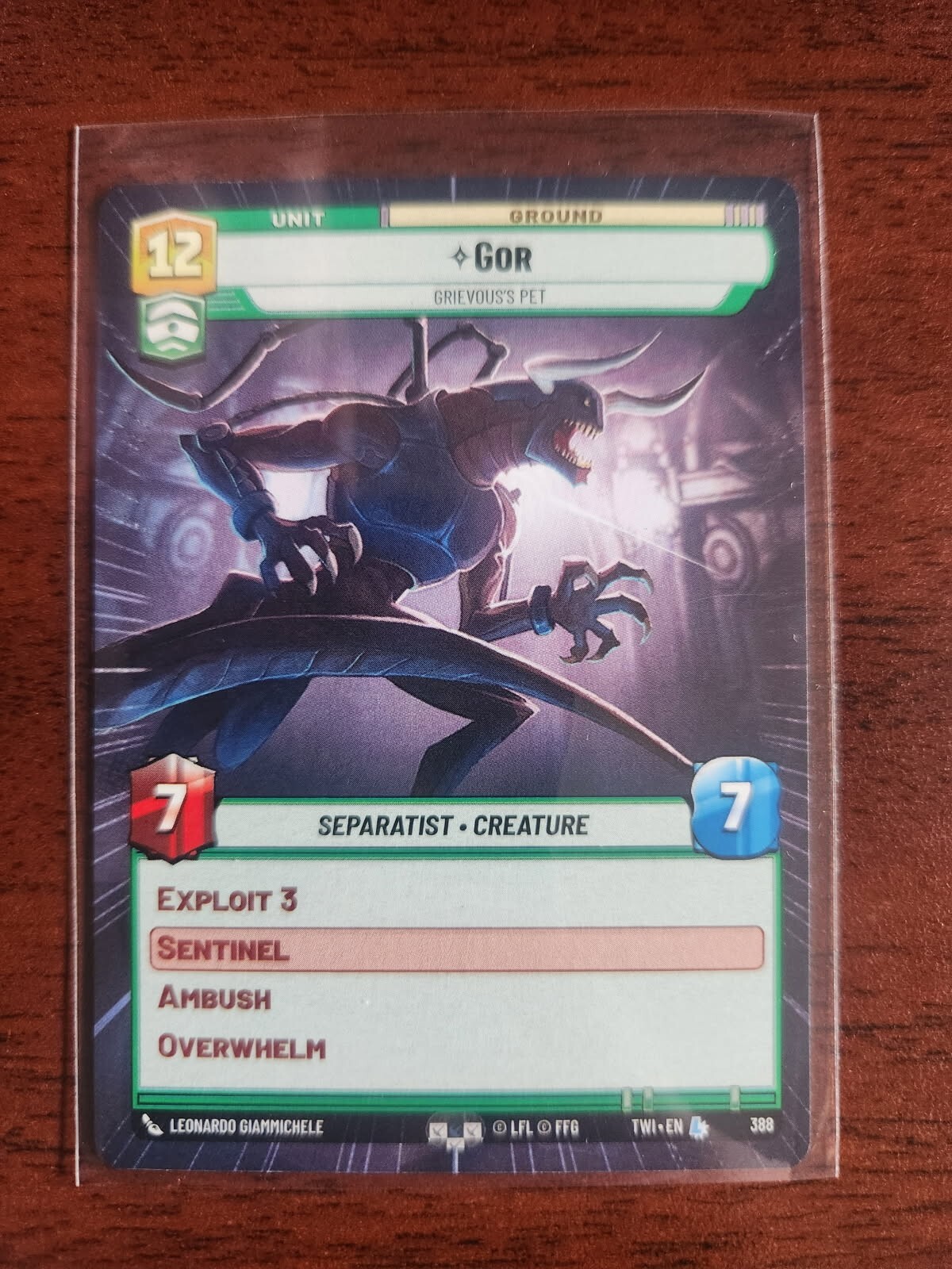 Star Wars Unlimited Twilight Of The Republic Hyperspace Gor 388 L Legendary