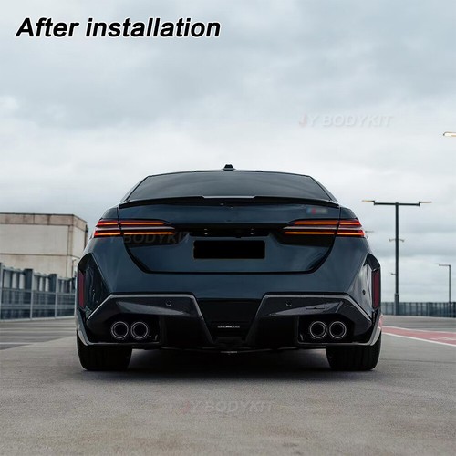 Dry Carbon Fiber MP Style Rear Diffuser Bumper Lip For BMW 5 Series G90 M5 2024+ - Picture 7 of 10