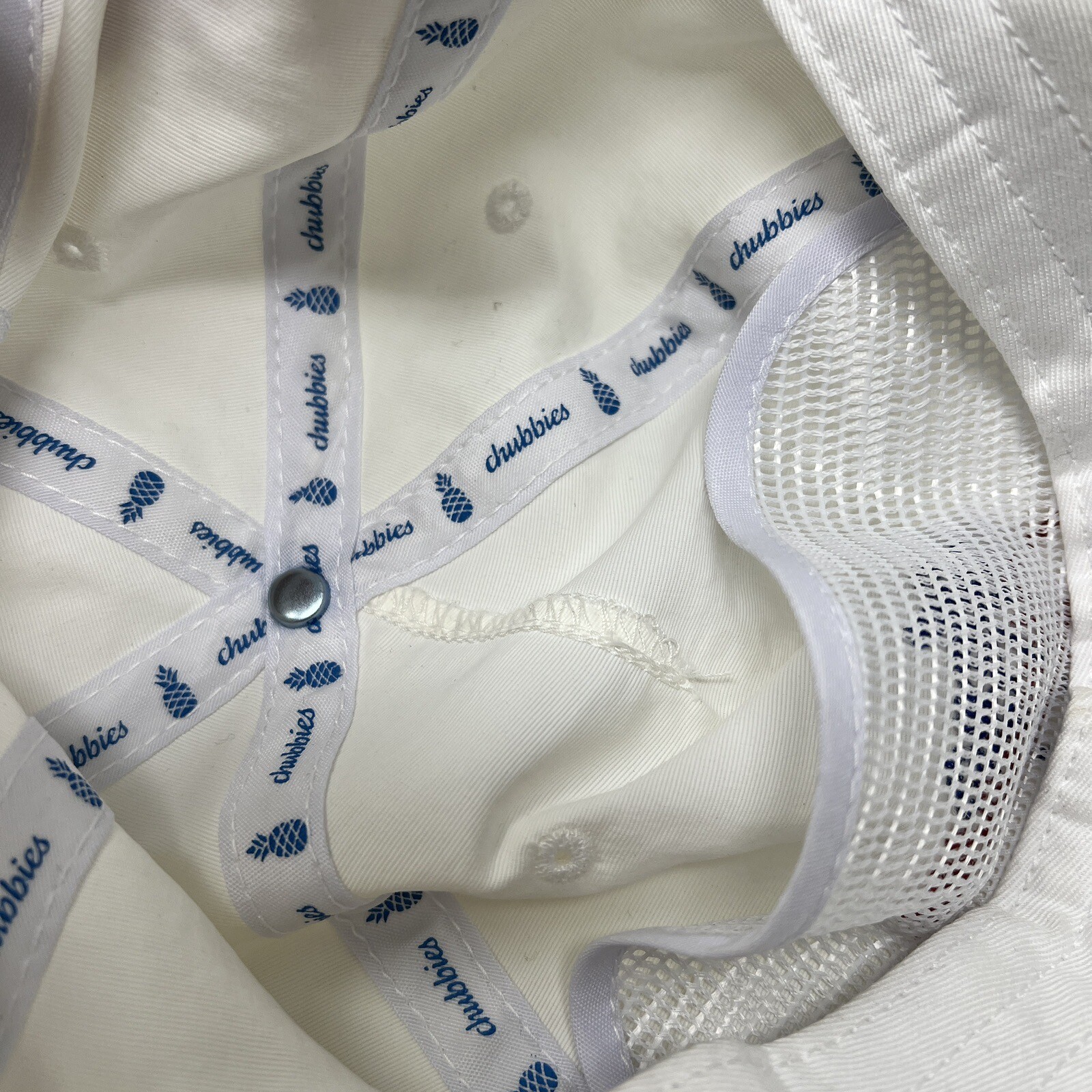 Chubbies Adjustable Strap White Nylon Baseball Ha… - image 7