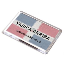 FRIDGE MAGNET - Yasica Arriba - Dominican Republic Flag