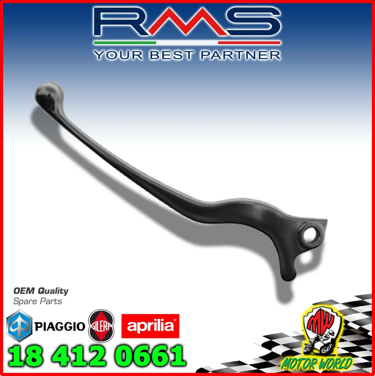 Leva Freno Sinistra Piaggio Liberty 4T 50 125 150 200cc   NRG Power DT - Foto 9