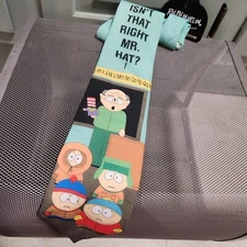 VTG 90s South Park Neck Tie Comedy Central Cartman Stan Kenny Kyle Ralph Marlin