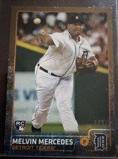 2015 Topps Mini #484 Melvin Mercedes  1/1  Tigers