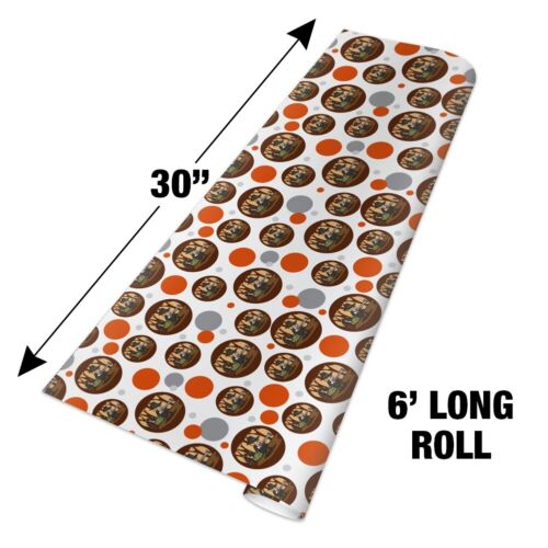 Pilgrim Turkey Thanksgiving Hunting Premium Gift Wrap Wrapping Paper Roll - Picture 4 of 4