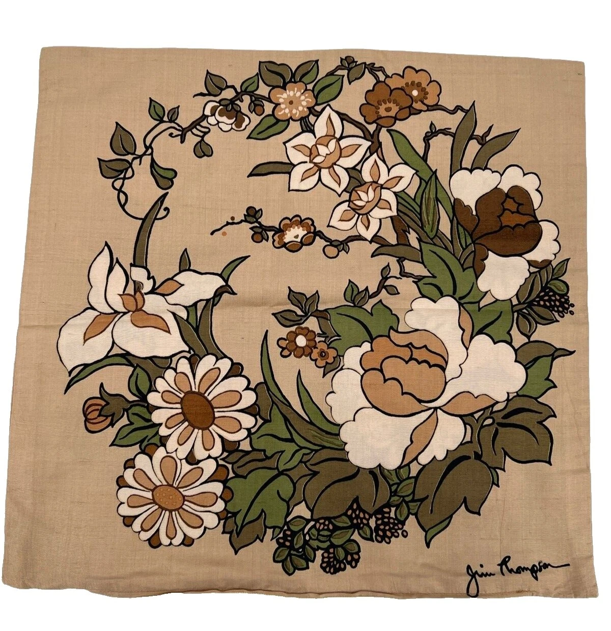 Almohadas de Decoración para el hogar floral Jim Thompson