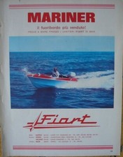 MARINER FIART BARCA FUORIBORDO 1968 ADVERTISING PUBBLICITA  WERBUNG 