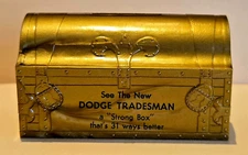 1960s Dodge Tradesman Strong Box Dealer Promotional Plastic Coin Change Bank