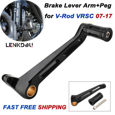 Black Foot Brake Arm Lever Peg For Harley V-Rod Muscle Night Rod VRSC Special