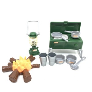 barbie coleman camping set