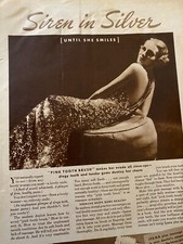 Ipana Toothpaste, Full Page قديم للمقتنيات Print Ad