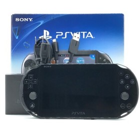 SONY PS Vita PCH-2000 Slim Black Wi-Fi LCD FW:3.73 w/ Charger, Box "Mint"