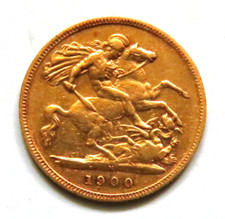 Australia. 1900 Melbourne - Half Sovereign.. Trace Lustre - F+/aVF