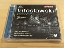 Lutoslawski Symphony No.2 & Cello Concerto GARDNER PAUL WATKINS CHANDOS SACD NEW