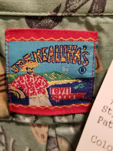 NWT Vtg Reyn Spooner Joe Kealoha Hawaiian Camp Vintage Molokai Ukulele Shirt S - Picture 5 of 9