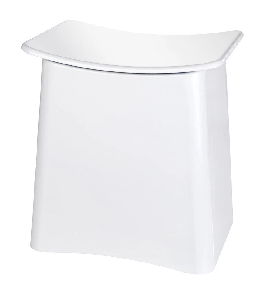 Wäschekorb mit Sitz, Farbe weiß, WENKO - Bild 4 von 4