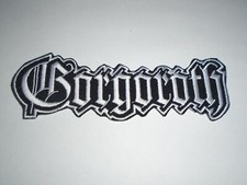 GORGOROTH BLACK METAL IRON ON EMBROIDERED PATCH