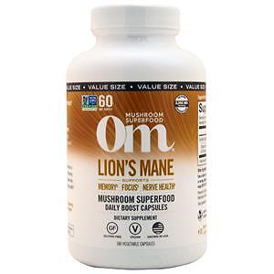 Суперпродукт с грибами ОМ и Львиной гривой в капсулах для ежедневного питания 