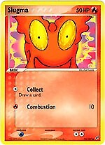 Pokemon EX Deoxys  74/107 Common Card - Slugma