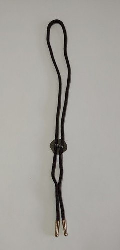 Vintage Royal Rangers Corded Brown Bolo Tie 14.5" Drop