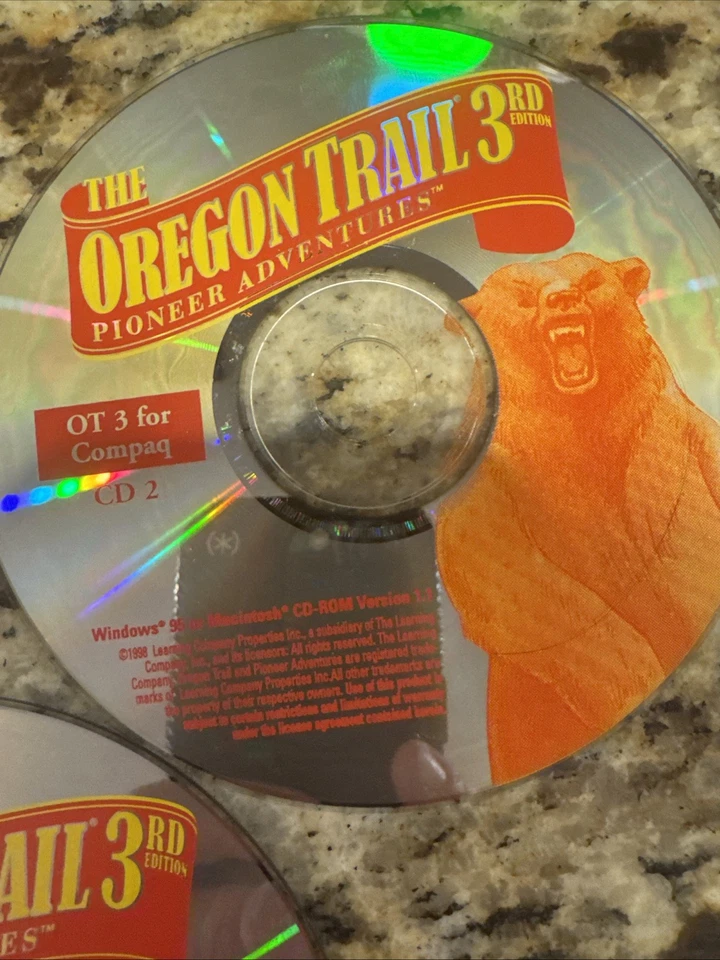 1998 The Oregon Trail 3rd Edition: Pioneer Adventures PC CD Computer Game - Image 3 of 4