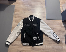 KANI Herren Collegejacke XL Schwarz/Weiß Kun...
