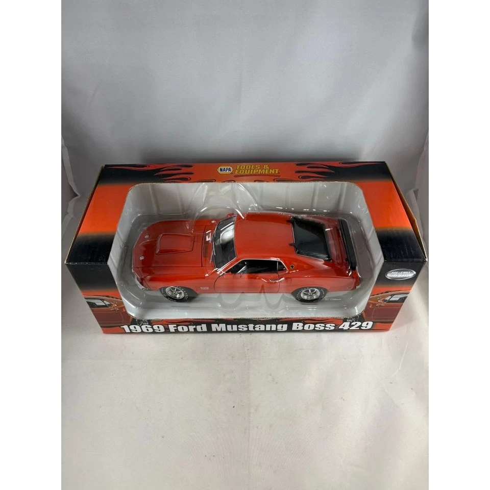 First Gear NAPA 1969 Ford Mustang Boss 429 Bank Diecast 1:24 Scale Replica NIB - Image 2 of 4