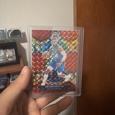 2023-24 Panini Mosaic Tim Hardaway Jr. Red & Yellow Fusion Choice Mosaic 54/75