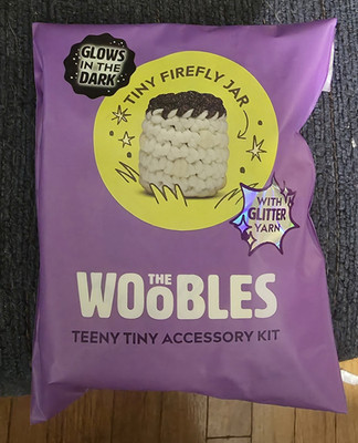 The Woobles Tiny Firefly Jar Teeny Tiny Accessory Crochet Kit Glitter Yarn 2025