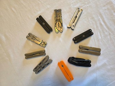 MT2601-014 - 10x Full-Size Multi-Tools Lot + Cases Free Shipping Used