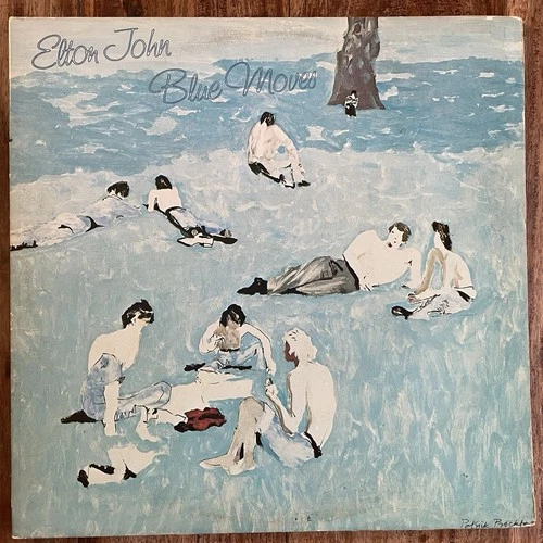 ELTON JOHN - BLUE MOVES   EX/EX+ DOUBLE VINYL LP / FIRST PRESSING UK / INNERS
