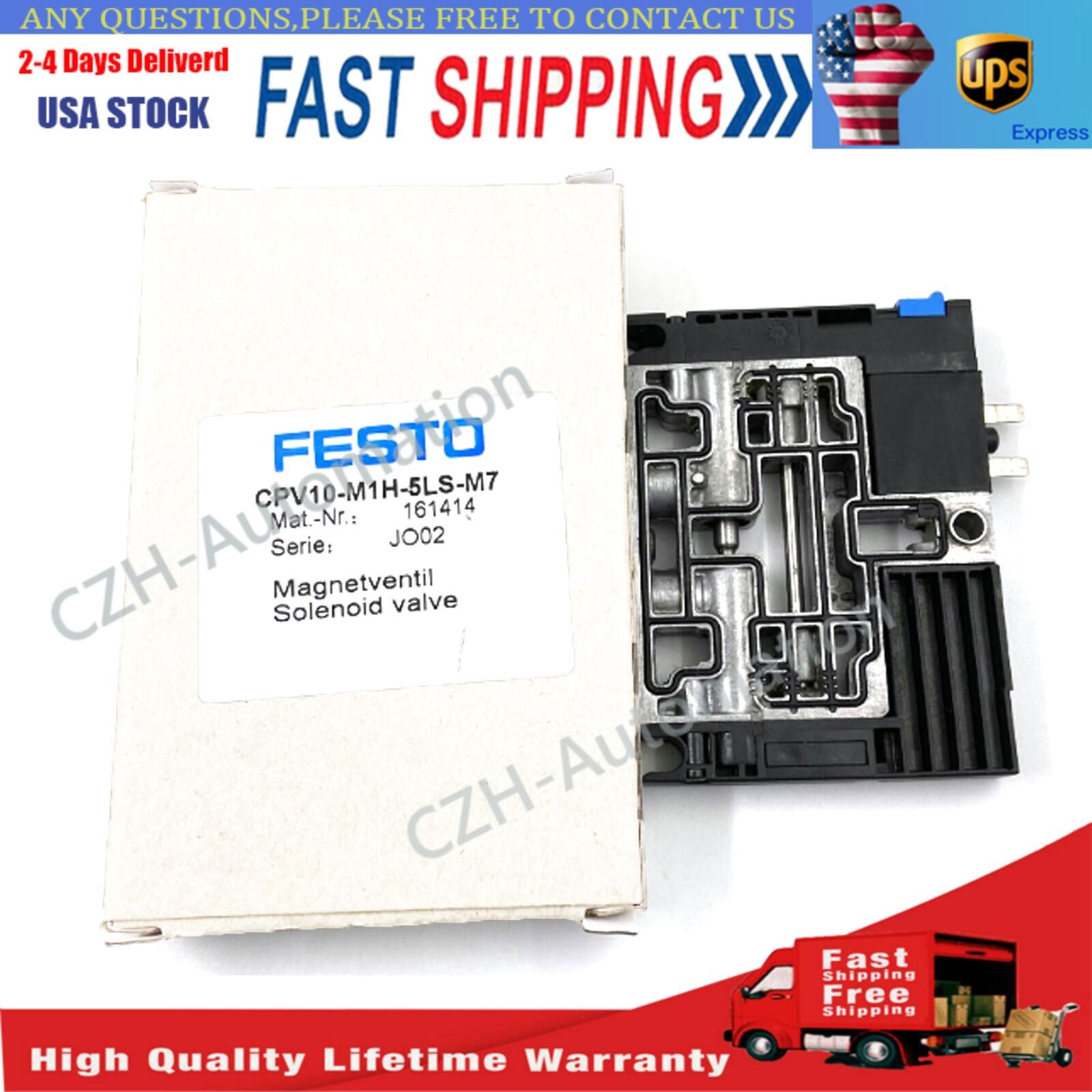 New FESTO CPV10-M1H-5LS-M7 161414 Solenoid Valve