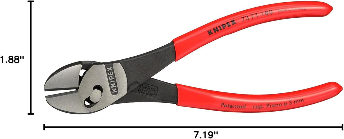 KNIPEX - 73 71 180 Knipex Tools LP - 7371180 Twinforce High