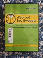 Vintage Webroot Spy Sweeper Software Boxed PC Security   Collectible Retro Tech