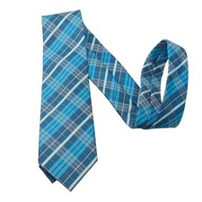 Little Black Tie Mens Tie Blue White Business Traditional Easter