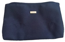 BVLGARI Parfums Black Toiletry Bag Cosmetic Case Travel Pouch Zip Clutch Luxury
