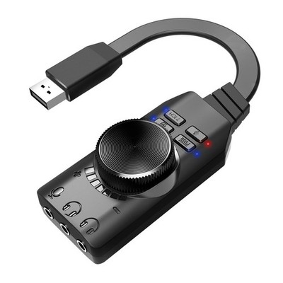 USB Soundkarte 7.1 Kanal für Windows und Mac Linux PC Laptops PS4 PUBG