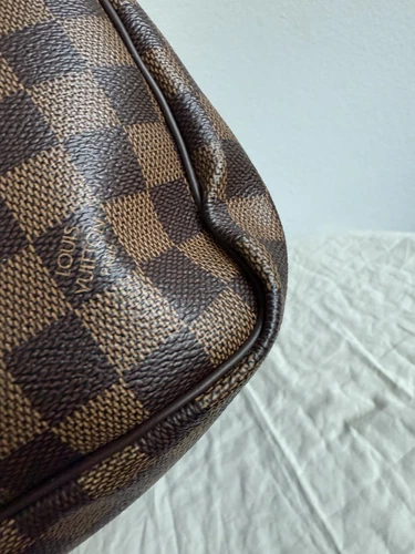 Auténtico bolso de viaje Louis Vuitton Keepall Bandouliere 55 Damier Level - Imagen 12 de 24