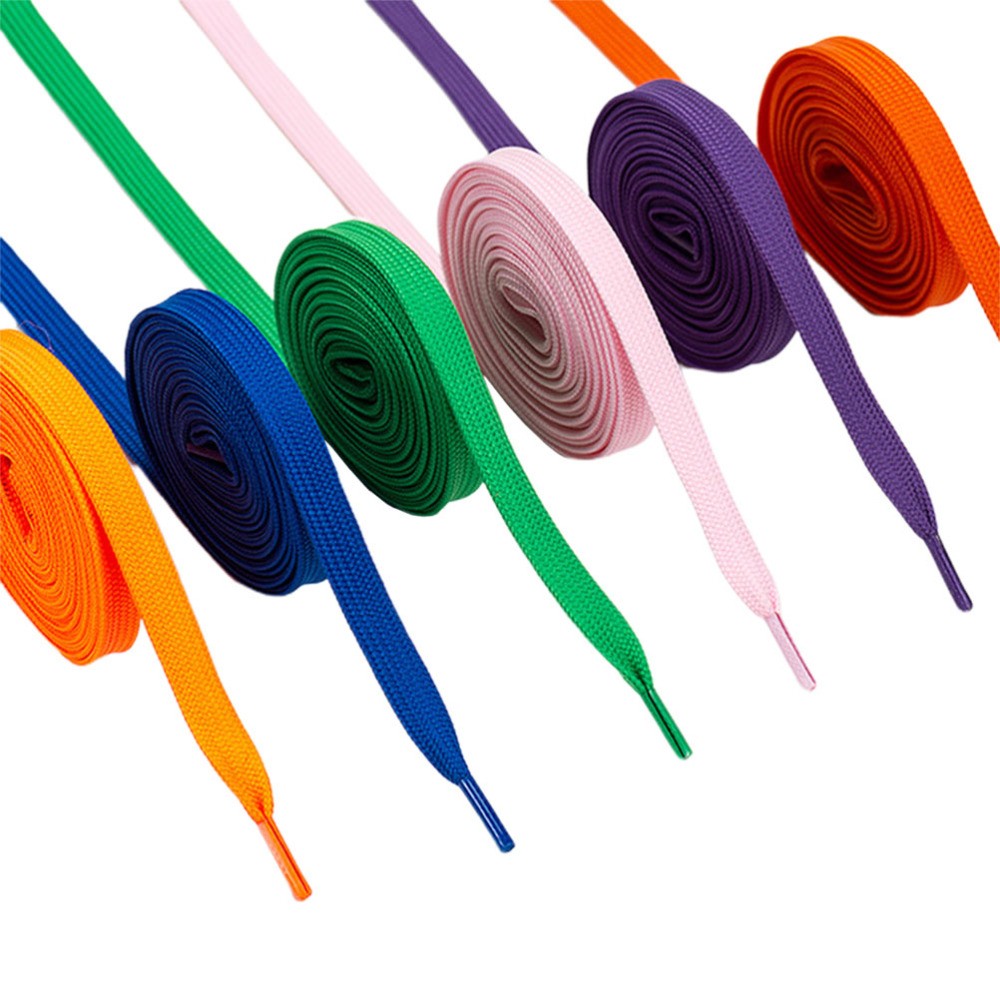 APL 12 paia di lacci colorati piatti per scarpe da ginnastica accessori moda