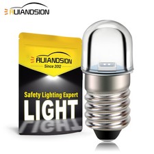 Blue E10 LED Mini Light Bulbs Screw Base Indicator Light Bulb 3V 6V 12V 18V 24V