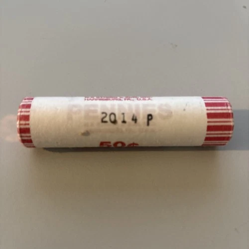 2014  1 rolls* 1 P Lincoln Penny Union Shield Cent