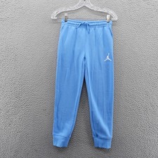 Nike Jordan Jumpman Kids University Blue Fleece Jogger Pants Small NEW