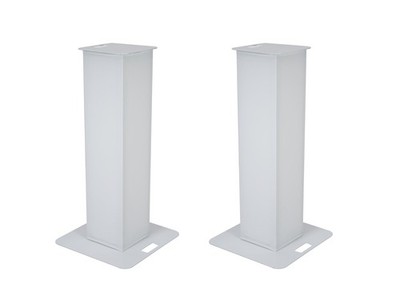 EUROLITE 2x Stage Stand 100cm inkl. Cover und Tasche, weiß