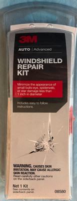 3M Auto Advanced Windshield Repair Kit Model 08580 G1N