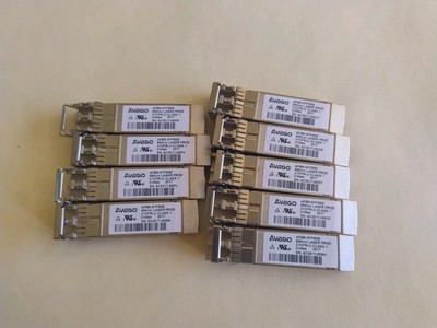 Lot of 9 Avago AFBR-57F5MZ 16GB FC 850nm SFP+ Optical Transceiver 