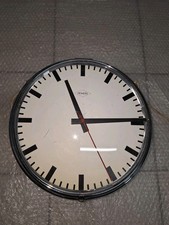 Bahnhofsuhr doppelseitig Bahnhofswanduhr Wanduhr retro Vintage
