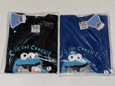 Porous Walker Coochie Monster Cookie Vagina Shirt Graphic Shirt Size Large BLUE