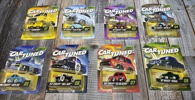   Car Tuned Series 8!!Set of 8 Cars Factory Fresh BRAND NEW!!! W/ Collector Box