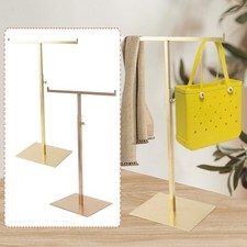 Espositore per borse a forma di T, porta collane per negozi di abbigliamento
