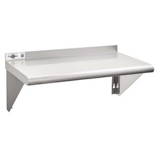 NSF Stainless Steel Shelf 14” x 24”, 250 lb Commercial Shelves Wall Mounted M...
