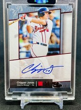 2024 Topps Museum Collection Chipper Jones Archival (ON CARD) Autograph #’d /10!